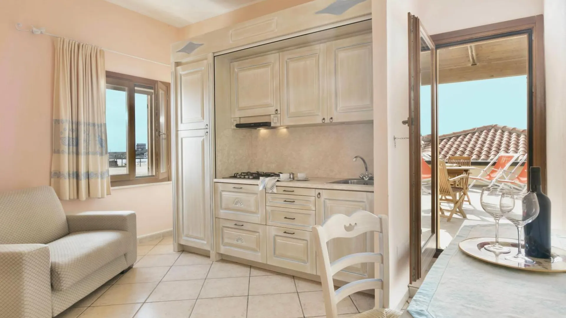 Residence With Private Beach In Bosa Marina Just 100 Meters From The Sea